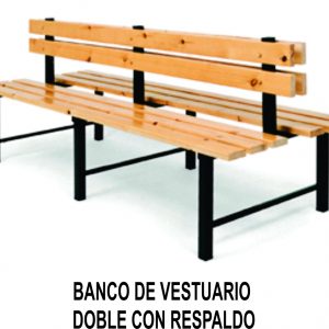 Bancos de vestuarios de diferentes modelos y comodidades